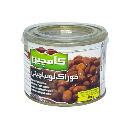 Kamchin Baked Pinto Beans/ Paistettu Pinto-papu 480g TNK - Valmisruokasäilykkeet - 17880 - 1