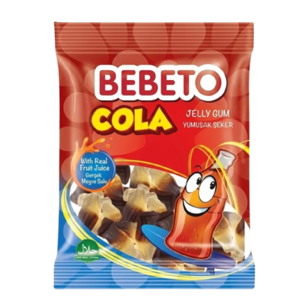 Bebeto Cola Karkkipussi 80g - Irtomakeiset - 790 - 1