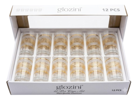 Glozini Teelasisetti 12kpl - Astiat ja aterimet - 20520 - 1
