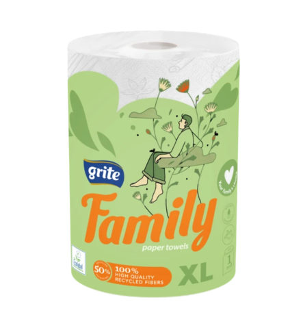 Grite Family XL Talouspaperi 1rulla - Talouspaperit ja WC-paperit - 18690 - 1