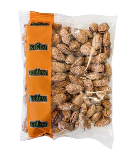 Kerem Almond Kernels Inshell Roasted an Salted 250g - Pähkinät - 13720 - 1
