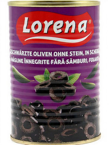 Lorena Zeytin Olive / Viipaloidut mustat oliivit 300g TNK - Oliivisäilykkeet - 19000 - 1