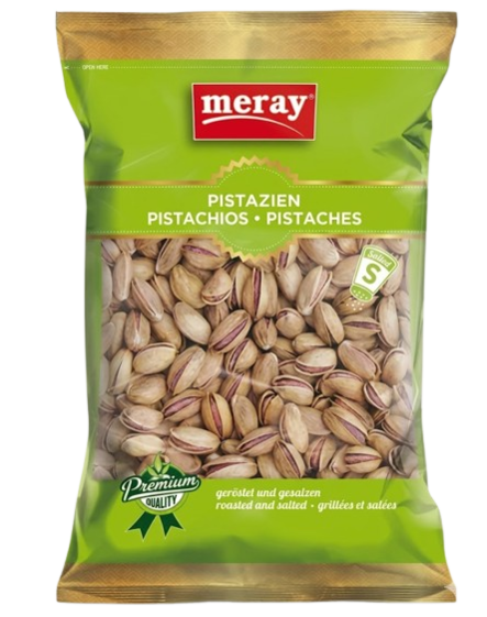 Meray Antep Fistigi Kavrulmus&Tuzlu / P&S Pistaasipähkinä Kuoressa 225g - Pähkinät - 3790 - 1
