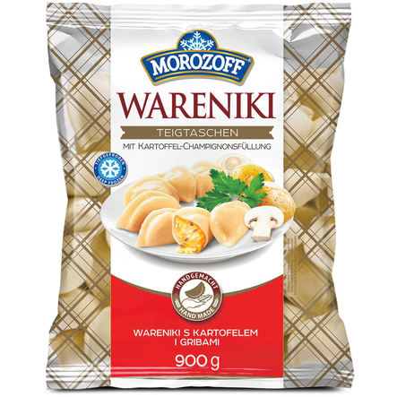 Morozoff Dumplings with Potato-Mushroom/ Peruna-sienitäytteiset Nyytit 900g - Suolaiset leivonnaiset - 20480 - 1