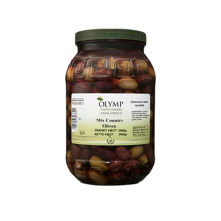 Olymp Country Mix Olives/ Oliivi 2kg - Oliivisäilykkeet - 17580 - 1