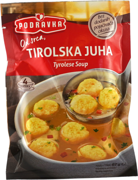Podravka Tyrolese soppa 60g - Valmiskeitot ja valmisjauheet - 7920 - 1