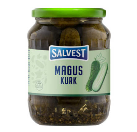 Salvest Marinated Cucumbers/ Magus Suolakurkku 675g CAM - Kurkkusäilykkeet - 19840 - 1