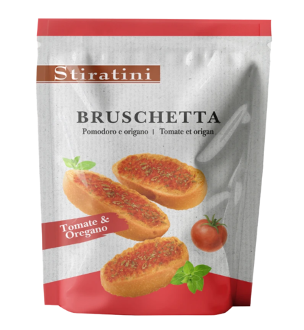 Stiratini Bruschette/ Paahdettu Leipää Tomaatilla ja Oreganolla 160g - Täytekeksit ja vohvelit - 19220 - 1