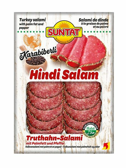 Suntat Karabiberli Hindi Salam / Kalkkunaleikkeleet mustapippurilla 80g - Kalkkuna leikkeleet ja makkarat - 18530 - 1