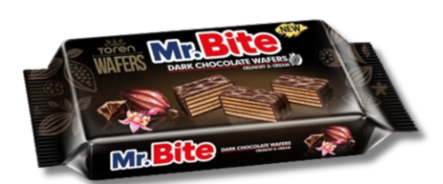 Toren Mr. Bite Dark Chocolate Wafers / Tumma suklaavohvelikeksi 38g - Patukat - 20290 - 1