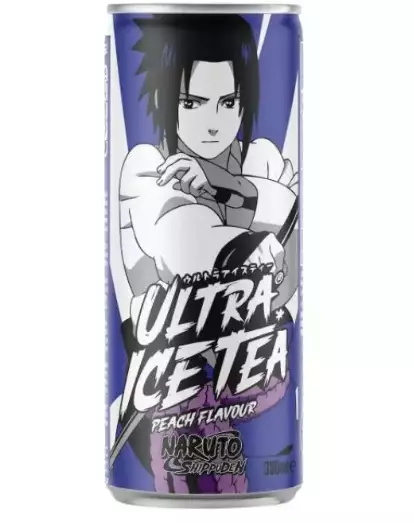 Ultra Ice Tea Peach Flavour Naruto Sasuke 330ml - Limonadit ja virvoitusjuomat - 15060 - 1
