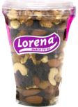 Lorena To Go Mix Cup/ Pähkinä-Rusinasekoitus 250g - Pähkinät - 19890 - 1