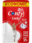 Confy Lady Hygienic Pad Maxi Extralong Eco2/ Terveysside 16kpl - Hygieniatarvikkeet - 19490 - 1