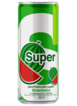 Super Watermelon Carbonated Drink/ Vesimeloni makuinen hiilihapotettu juoma 250m - Limonadit ja virvoitusjuomat - 18200 - 1