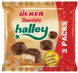Ulker Halley Sutlu Cikolatali / Suklaa- vanilja täytekeksi 3x77G - Täytekeksit ja vohvelit - 4880 - 1