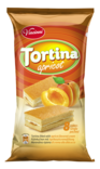 Vincinni Tortina Apricot / Aprikoosinmakuinen täytettykakku 200g - Täytekeksit ja vohvelit - 5120 - 1