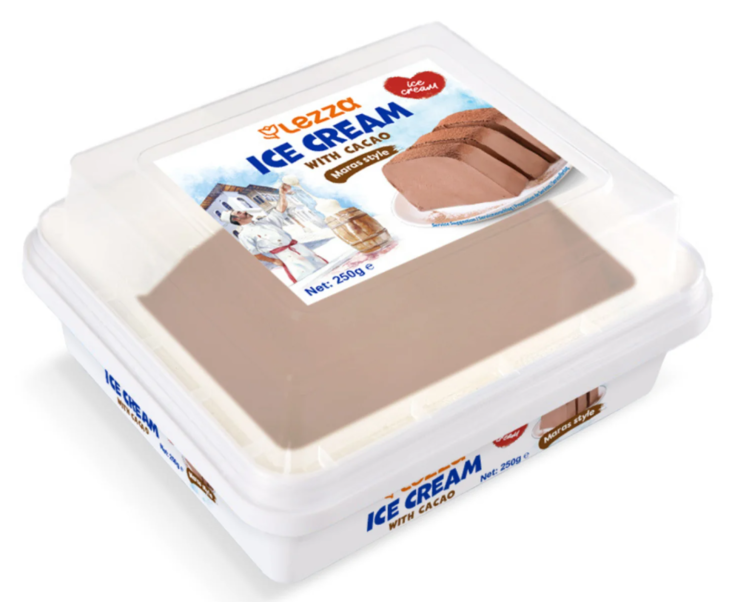 111107 Lezza Maras Ice Cream Kakao / Kaakaojäätelö 250g - Pakastemakeiset ja -jälkiruoat - 8180 - 1