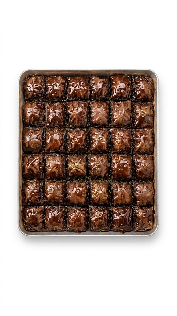 600922E Elite Baklava with Chocolate 3kg - Pakastemakeiset ja -jälkiruoat - 19700 - 1