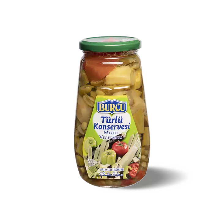 Burcu Turlu Konservesi / Kasvissekoitus suolaliemessä 550g CAM - Vihannessäilykkeet - 1200 - 1