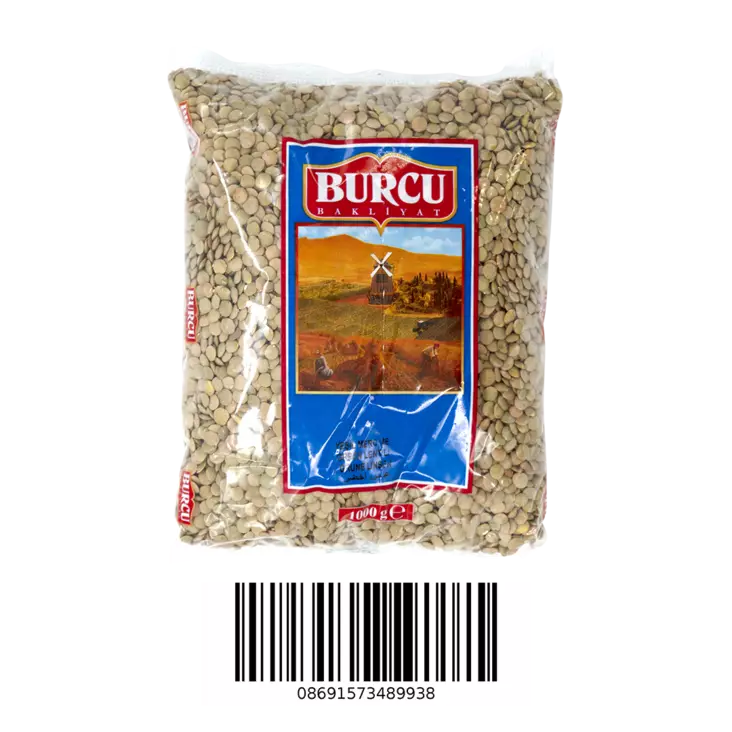 Burcu Yesil Mercimek / Vihreä linssit 1KG - Linssit - 1220 - 1