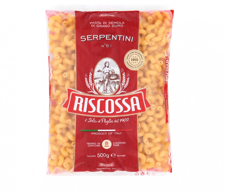 Pasta Riscossa Serpentini 500g - Pastat - 17340 - 1