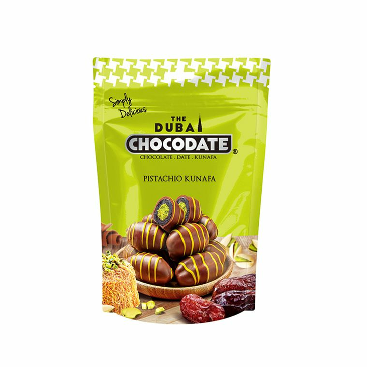 Chocodate Pistachio Kunafa Dates/ Taateli 90g - Kuivatut hedelmät - 17850 - 1