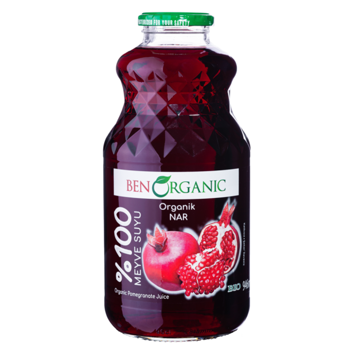 BenOrganic 100% Granaattiomenamehu 946ml CAM - Täysmehut - 18100 - 1