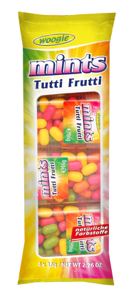 Woogie Mints Tutti Frutti 4x16g - Irtomakeiset - 18370 - 1