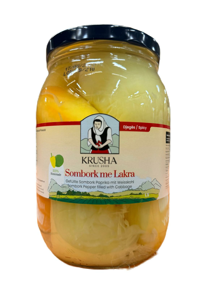 Krusha Sombork me Lakra/ Kaalilla täytetty Somborka 1,5kg CAM - Vihannessäilykkeet - 18560 - 1