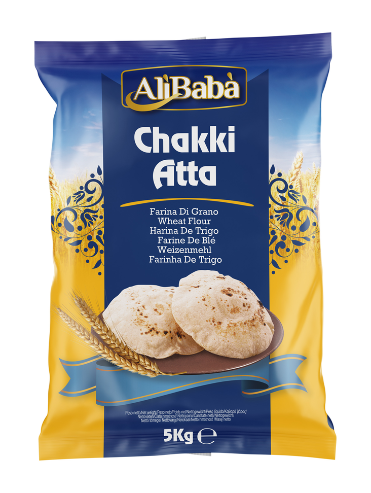 Alibaba Whole Wheat Chakki Atta / Täysjyvävehnä 5Kg - Vehnät - 20430 - 1
