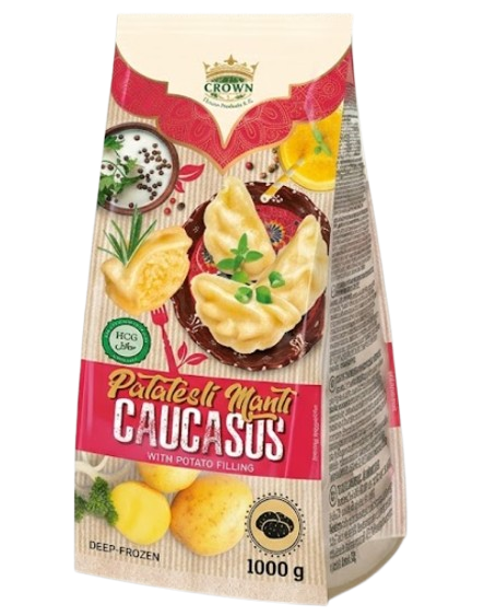 Crown Manti with Potato/ Perunatäytteiset Nyytit 1kg - Suolaiset leivonnaiset - 20490 - 1
