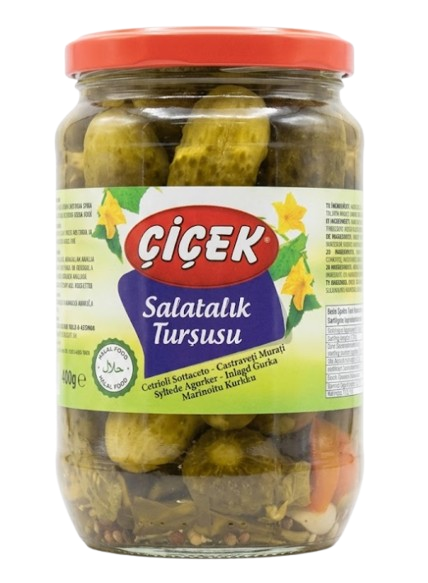 Cicek Salatalik Tursusu / Kurkku mausteliemessä 680/360g CAM - Kurkkusäilykkeet - 20930 - 1