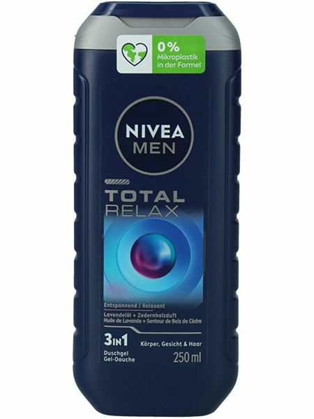 Nivea Men Shampoo-Shower Gel Total Relax/ Shampoo-Suihkugeeli 250ml - Saippuat ja suihkugeelit - 21150 - 1