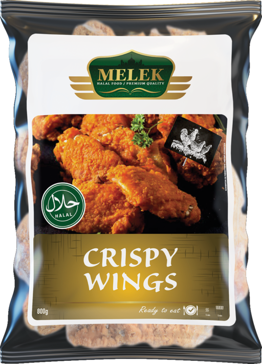 Melek Chicken Crispy Wing Classic 800g - Kana pakasteet - 21300 - 1