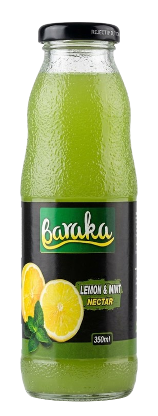 Baraka Lemon-Mint Nectar / Sitruuna&minttumakuinen juoma 350ml CAM - Mehut ja nektarit - 21570 - 1