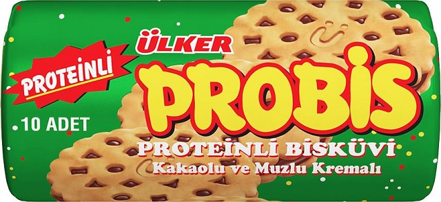 Ulker Probis Proteinli Biskuvi Kakaolu&Muzlu Kremali / Täytekeksi kaakao&banaani - Täytekeksit ja vohvelit - 4970 - 1