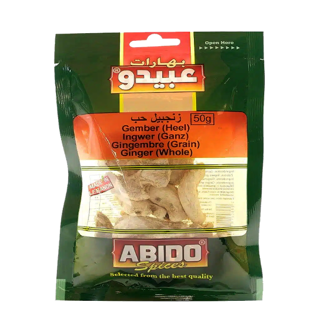 Abido Spices Kokonainen Inkivääri Mausteseos 50g - Yleismausteet - 19430 - 1