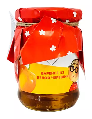Armenia White Cherry Jam / Kirsikkahillo 320g CAM - Hunajasiirapit - 11180 - 1