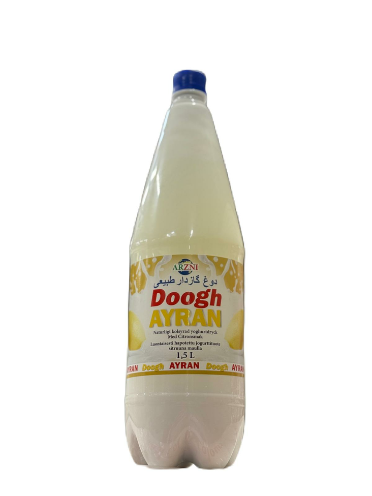 Arzni Doogh Ayran / Luontaisesti hapotettu jogurttijuoma sitruuna maulla 1,5L - Ayranit - 16920 - 1