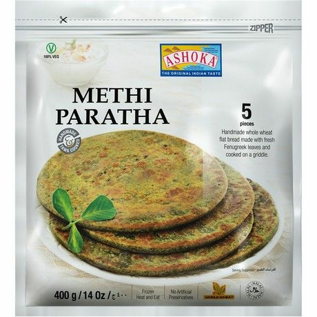 Ashoka Methi Paratha 400g - Suolaiset leivonnaiset - 9310 - 1