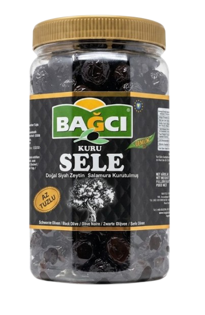 Bagci Kuru Sele Siyah Zeytin/ Musta Oliivi 700g PET - Oliivisäilykkeet - 21000 - 1