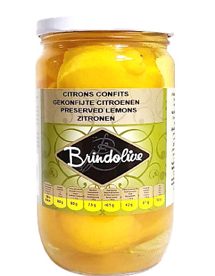 Brindolive Citrons Confits/ Sitruuna säilyke 370g CAM - Vihannessäilykkeet - 17050 - 1
