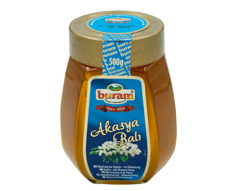Buram Akasya Suzme Bal/ Hunaja 500g - Hunajat - 970 - 1