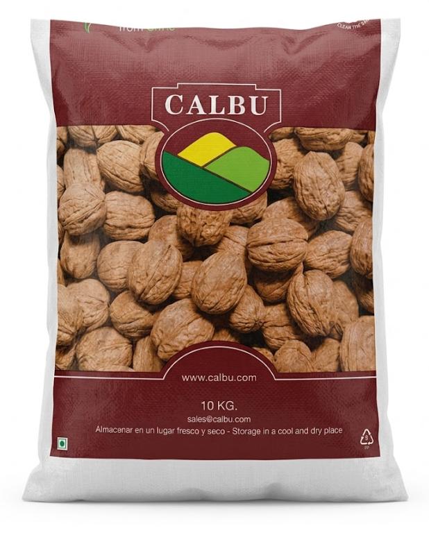 Calbu Inshell Walnut EXTRA LIGHT/ Saksanpähkinä 10kg - Pähkinät - 19260 - 1