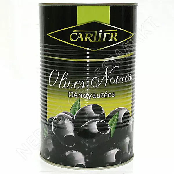 Cartier Siyah Zeytin Cekirdeksiz / Kivetön Musta Oliivi 5Kg - Oliivisäilykkeet - 6790 - 1