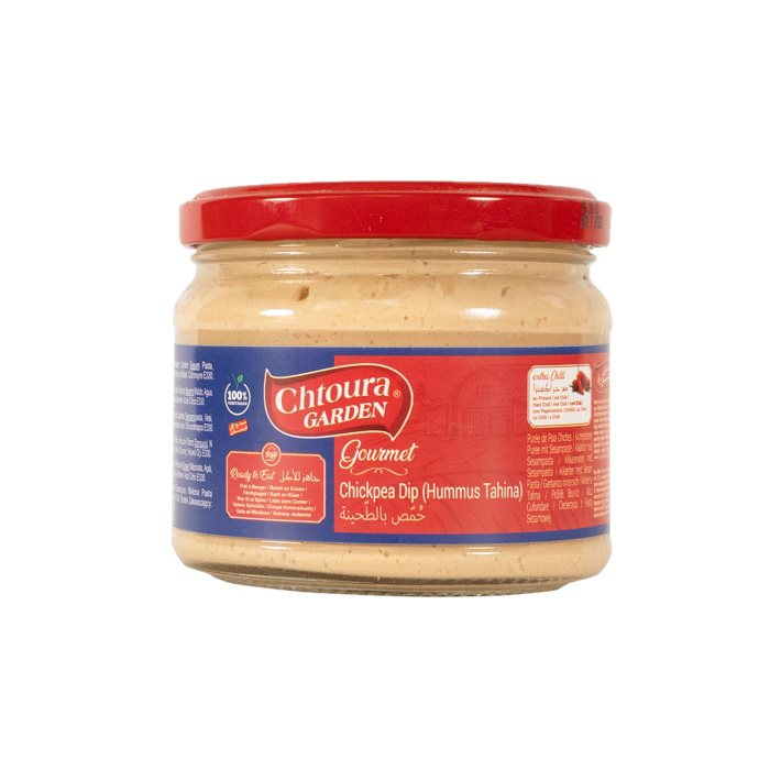 Chtoura Garden Chickpea Dip Chilli/ Kikhernelevite (hummus tahina) 310g - Papu- ja linssisäilykkeet - 13780 - 1