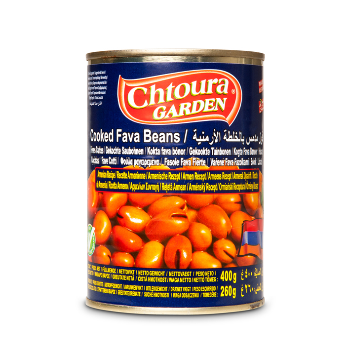 Chtoura Garden Fava Beans / Keitetyt härkäpavut (Armenian) 400g TNK - Papu- ja linssisäilykkeet - 1350 - 1
