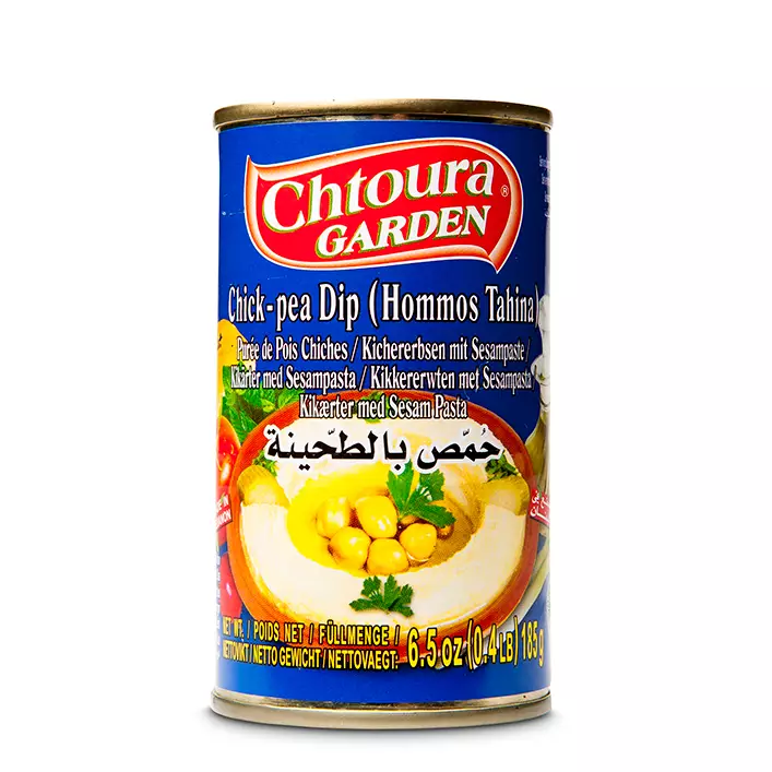 Chtoura Garden Chickpea Dip / Kikhernelevite (hummus tahina) 185g TNK - Papu- ja linssisäilykkeet - 1370 - 1