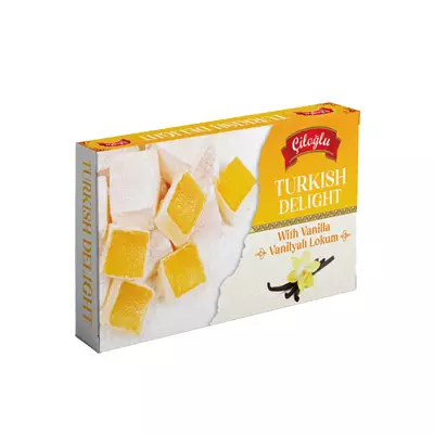 Ciloglu Turkish Delight Vanilla Lokum 300g - Turkish Delight & Halvat - 10080 - 1