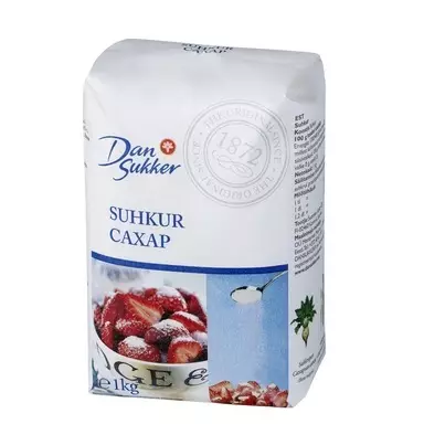 Dan Sukker Sokeri 1kg - Sokerit ja makeutus - 14570 - 1